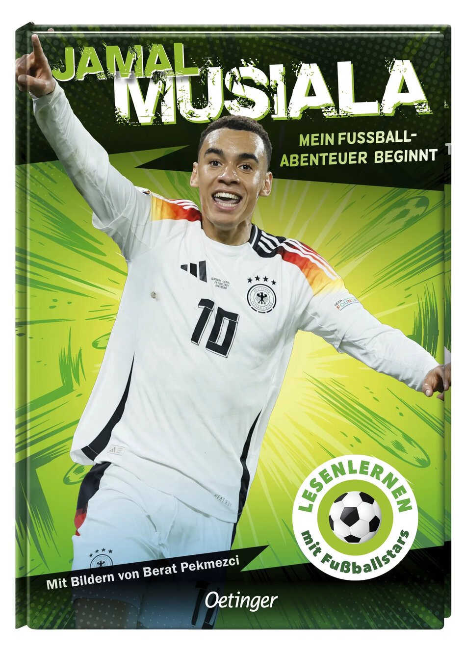 Buchcover von "Jamal Musiala: Mein Fußball-Abenteuer beginnt"