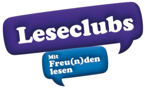 Logo "Leseclubs: Mit Freu(n)den lesen"